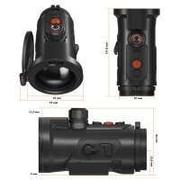 Hunt 650L Pro LRF W&auml;rmebild-Vorsatzger&auml;t von ThermTec / E-Zoom / Kippschalter / 15 mK